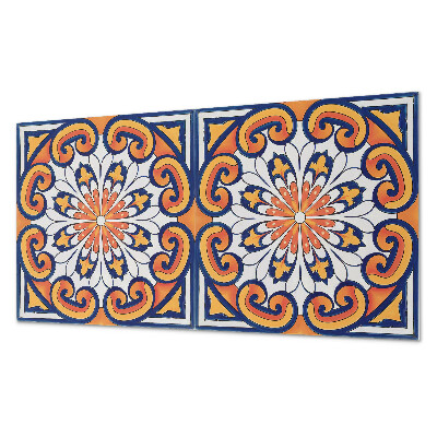 Panel dekoracyjny Kwiatowy motyw na kolorowym tle