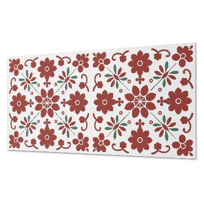 Panel pcv na ścianę Kwiatowy motyw z liśćmi