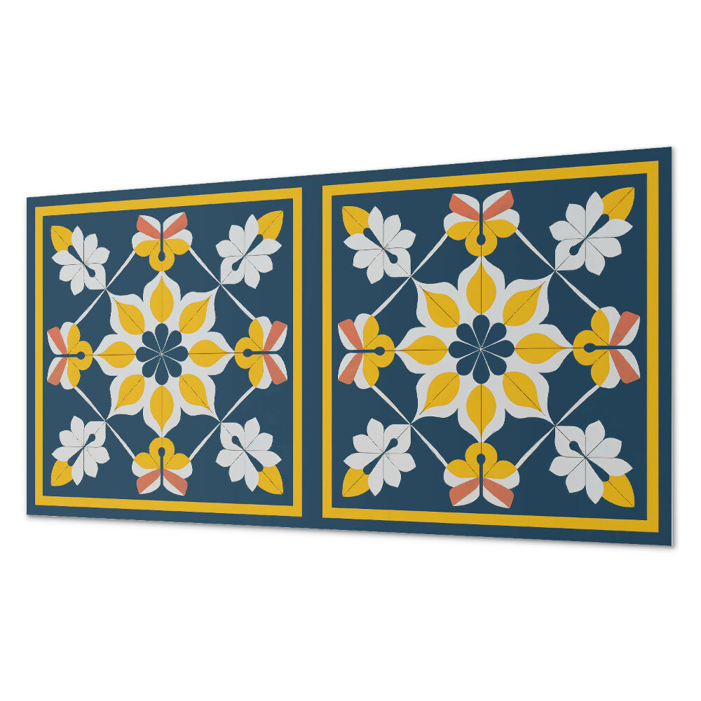 Panel dekoracyjny Kwiatowa harmonia w symetrii