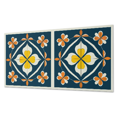 Panel pcv na ścianę Kwiatowa symetria w harmonijnym układzie