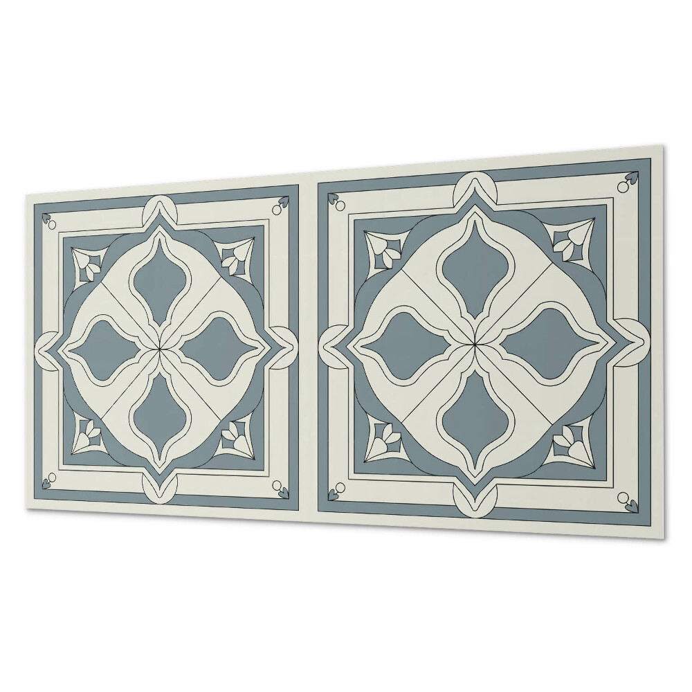 Panel ścienny pcv Kwiatowy motyw na ceramice