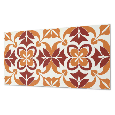 Panel dekoracyjny Kwiatowy motyw z zielonymi liśćmi