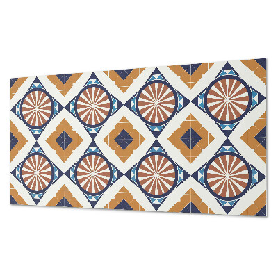 Panel pcv na ścianę Wzór geometryczny z okręgami