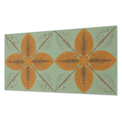 Panel dekoracyjny Symetryczne liściaste motywy