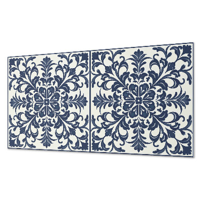 Panel ścienny pcv Kwiatowy motyw z zielonymi liśćmi