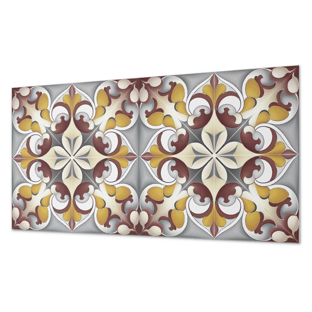 Panel pcv na ścianę Kwiatowa mozaika w stylu artystycznym