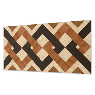 Panel dekoracyjny Geometryczny motyw drewniany