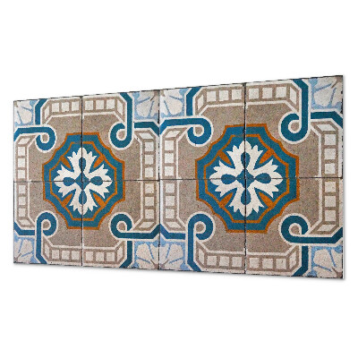 Panel pcv na ścianę Mozaikowy wzór z dekoracyjnymi motywami