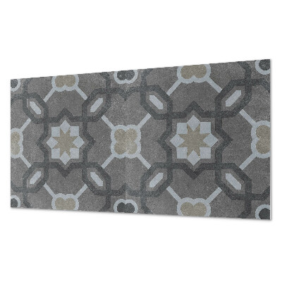 Panel pcv na ścianę Wzór kafli w stylu geometrycznym