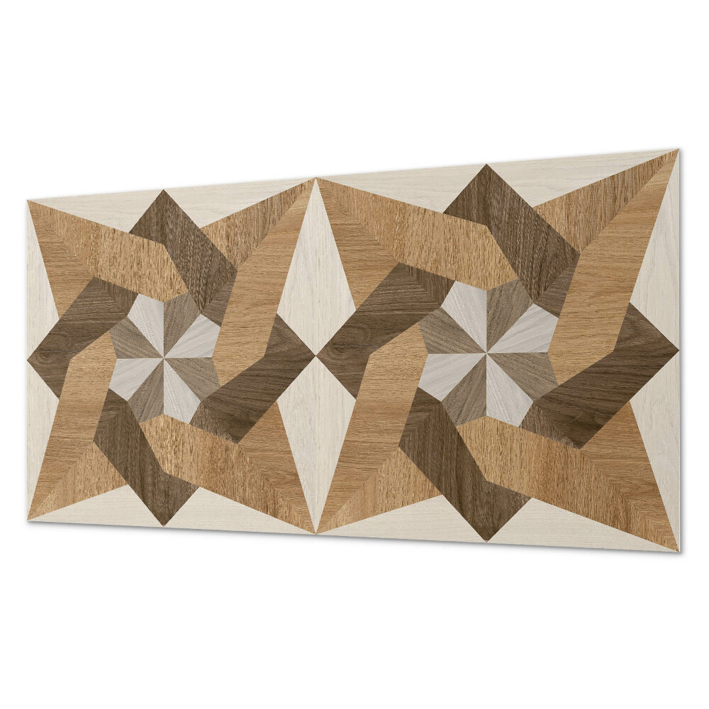 Panel dekoracyjny Mozaika w kształcie wielokątów z drewna