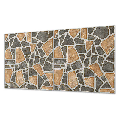 Panel dekoracyjny Mozaika z kamiennych kształtów