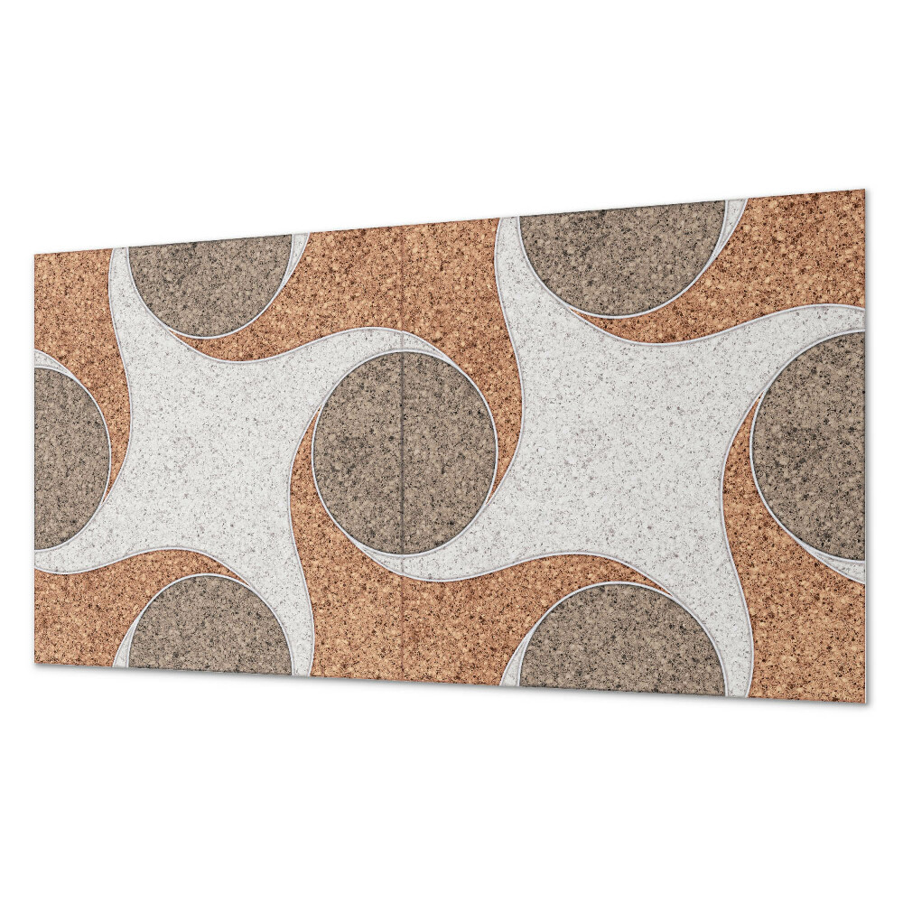 Panel ścienny pcv Motyw okręgów i fal