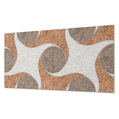 Panel ścienny pcv Motyw okręgów i fal