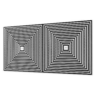 Panel dekoracyjny Wzór koncentrycznych linii w kwadratach
