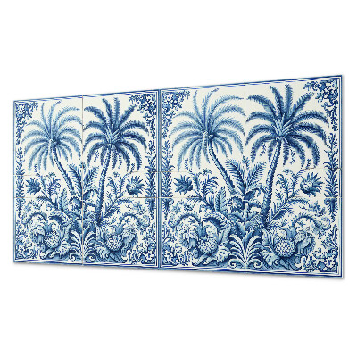 Panel pcv na ścianę Egzotyczny motyw roślinny