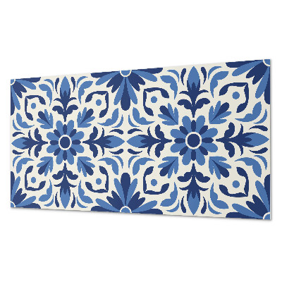 Panel pcv na ścianę Kwiatowy motyw z zielonymi liśćmi