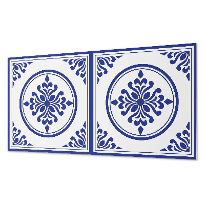 Panel dekoracyjny Okrągły motyw z kwiatowymi akcentami