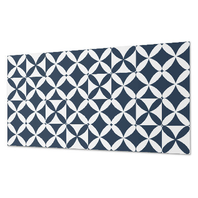 Panel pcv na ścianę Kwiatowy motyw w geometrycznych kształtach