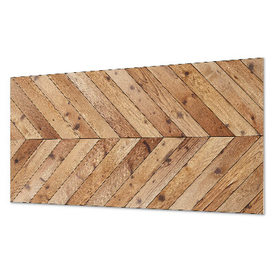 Panel dekoracyjny Skośny układ desek w motywie graficznym