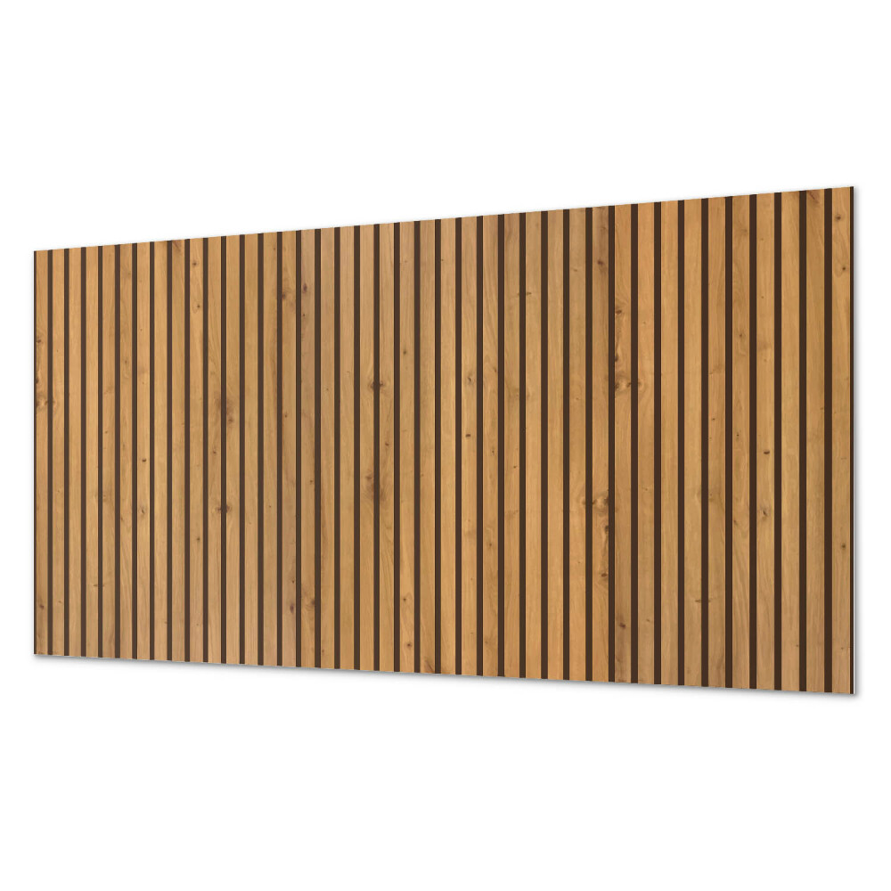 Panel ścienny pcv Naturalne pionowe deski w odcieniu drewna