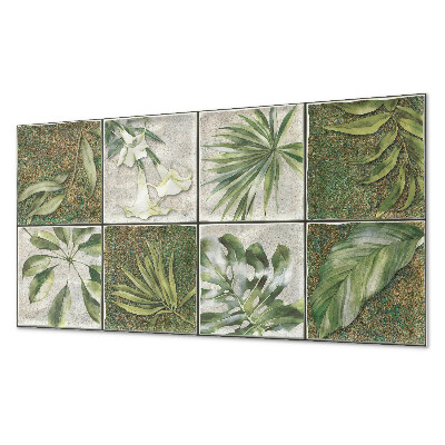 Panel ścienny pcv Mozaikowe liście z natury
