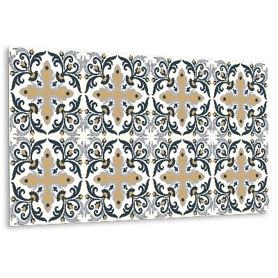 Płyta na ścianę Motyw kwiatowy z ornamentami