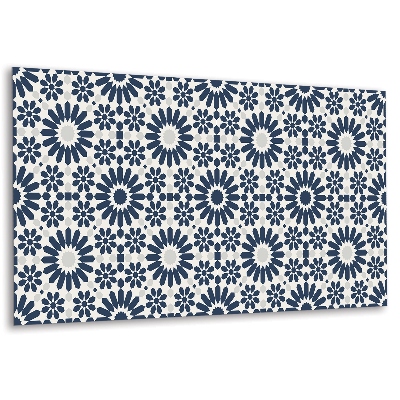 Panel ścienny Wzór geometryczny w odcieniach niebieskiego