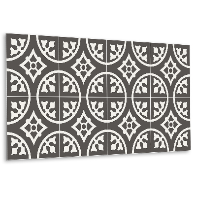 Panel pcv na ścianę Motyw geometryczny w odcieniach szaro-białych