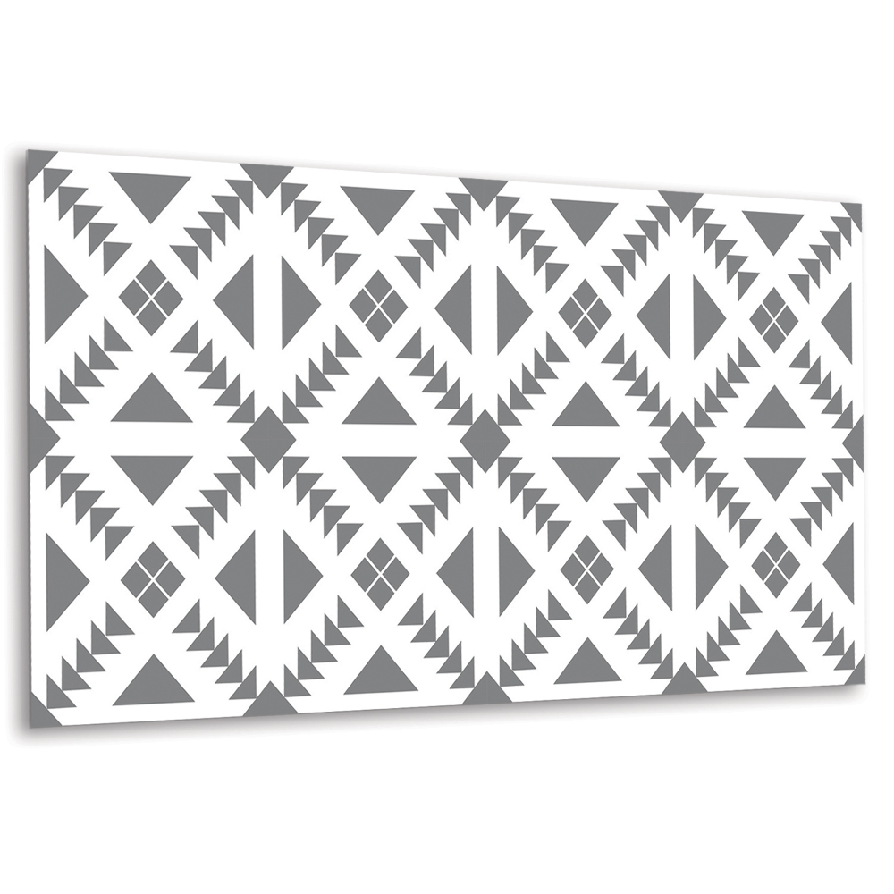 Panel pcv na ścianę Geometric Patterns in Gray