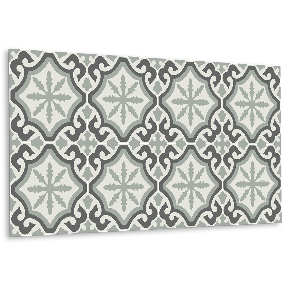 Panel dekoracyjny Motyw geometryczny w odcieniach szarości