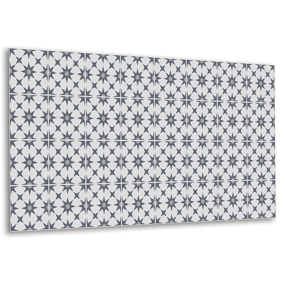 Panel pcv na ścianę Geometryczne gwiazdy w odcieniach szarości