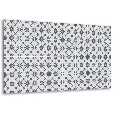 Panel pcv na ścianę Geometryczne gwiazdy w odcieniach szarości