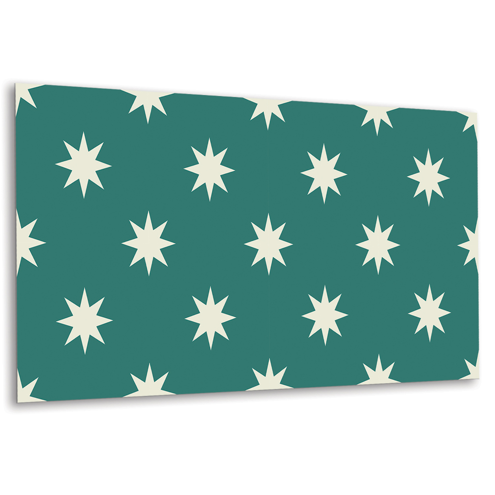 Panel ścienny Gwiazdy na tle zielonym