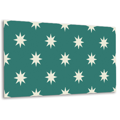Panel ścienny Gwiazdy na tle zielonym