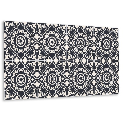 Płyta na ścianę Wzór ornamentalny w ciemnych odcieniach