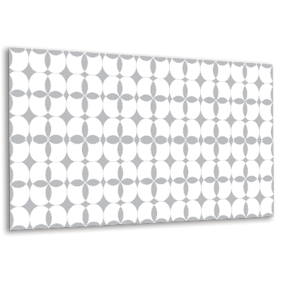 Płyta na ścianę Motyw okręgów w szaro-białych tonacjach
