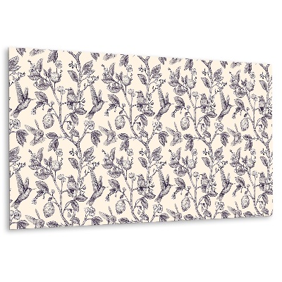 Panel pcv na ścianę Motyw ptaków i cytrusów na gałęziach