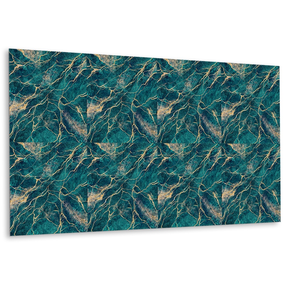 Płyta na ścianę Marmurowy wzór w odcieniach zieleni