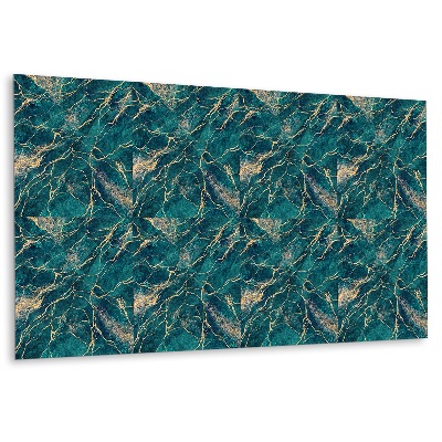 Płyta na ścianę Marmurowy wzór w odcieniach zieleni