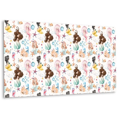 Panel pcv na ścianę Syrenki i morskie stwory