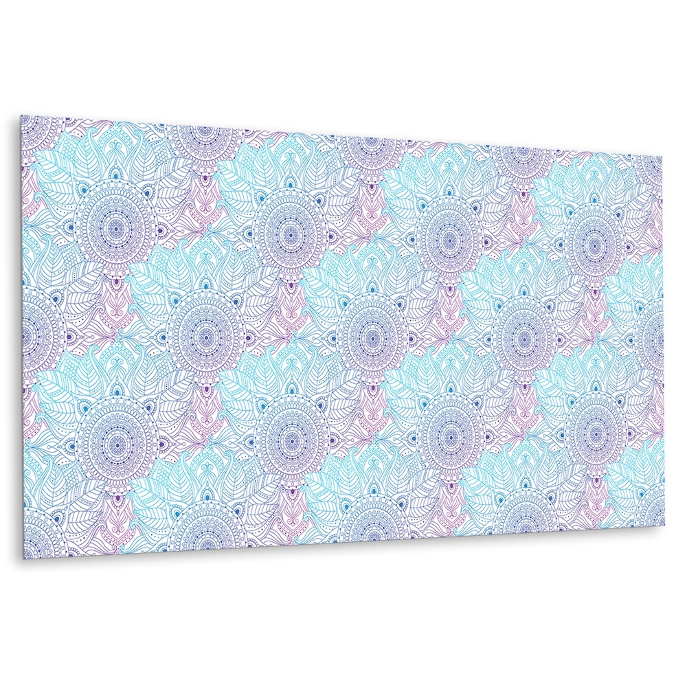 Panel ścienny Motyw kwiatowy z mandalą