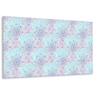 Panel ścienny Motyw kwiatowy z mandalą