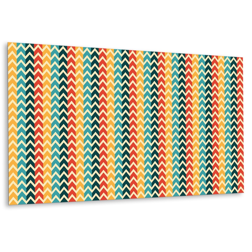 Panel dekoracyjny Zygzaki w kolorach ziemi