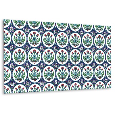 Panel ścienny Motyw kwiatowy w okręgach