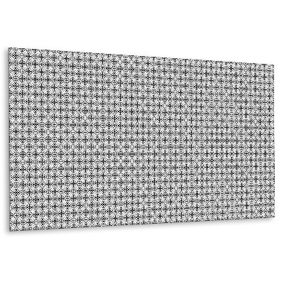 Panel pcv na ścianę Motyw geometryczny w czerni i bieli
