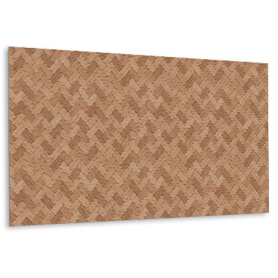 Panel dekoracyjny Wzór plecionki z drewna