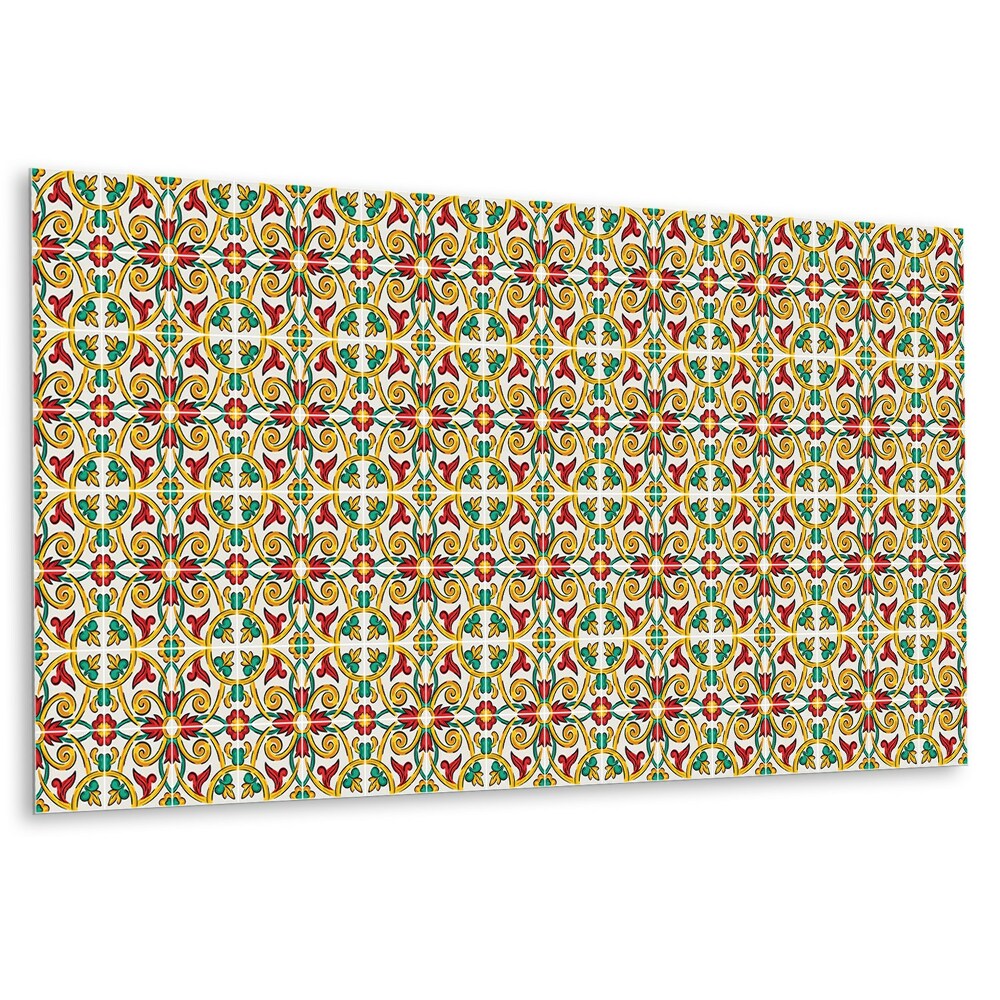 Płyta na ścianę Wzór kwiatowy z ornamentami