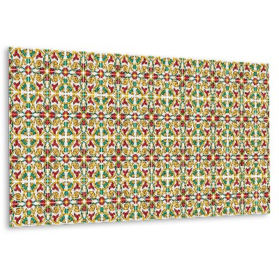 Płyta na ścianę Wzór kwiatowy z ornamentami