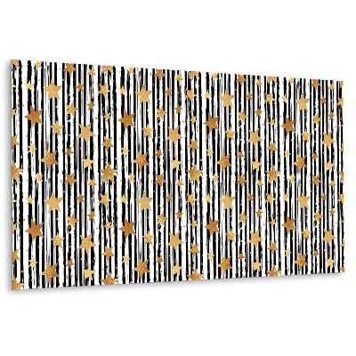 Panel pcv na ścianę Złote gwiazdy na paskach